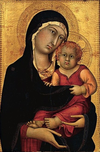 Madonna and Child, ca. 1326 (Sienese School) The Metropolitan Museum of Art, New Yok, NY, 1795.1.12b